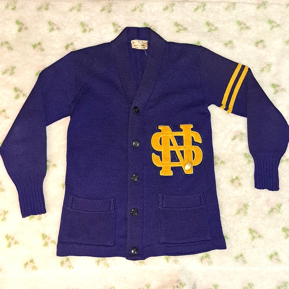Vintage school cardigan